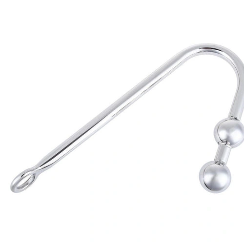 Stainless Steel Two Pleasurable Anal Hook Balls 4417 0707